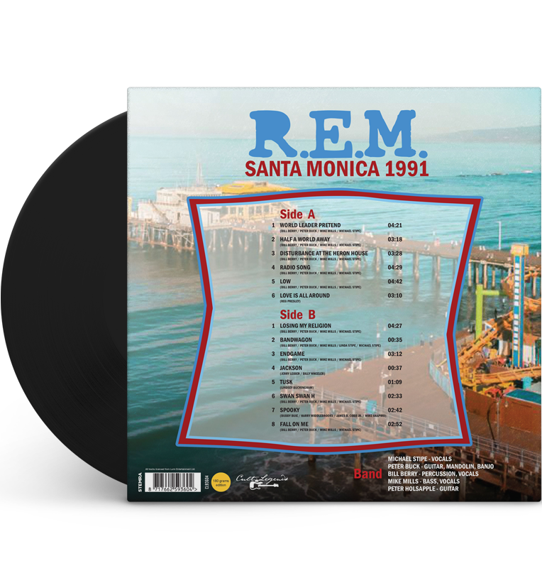 R.E.M. Santa Monica 1991 12 Inch Album on 180g Vinyl