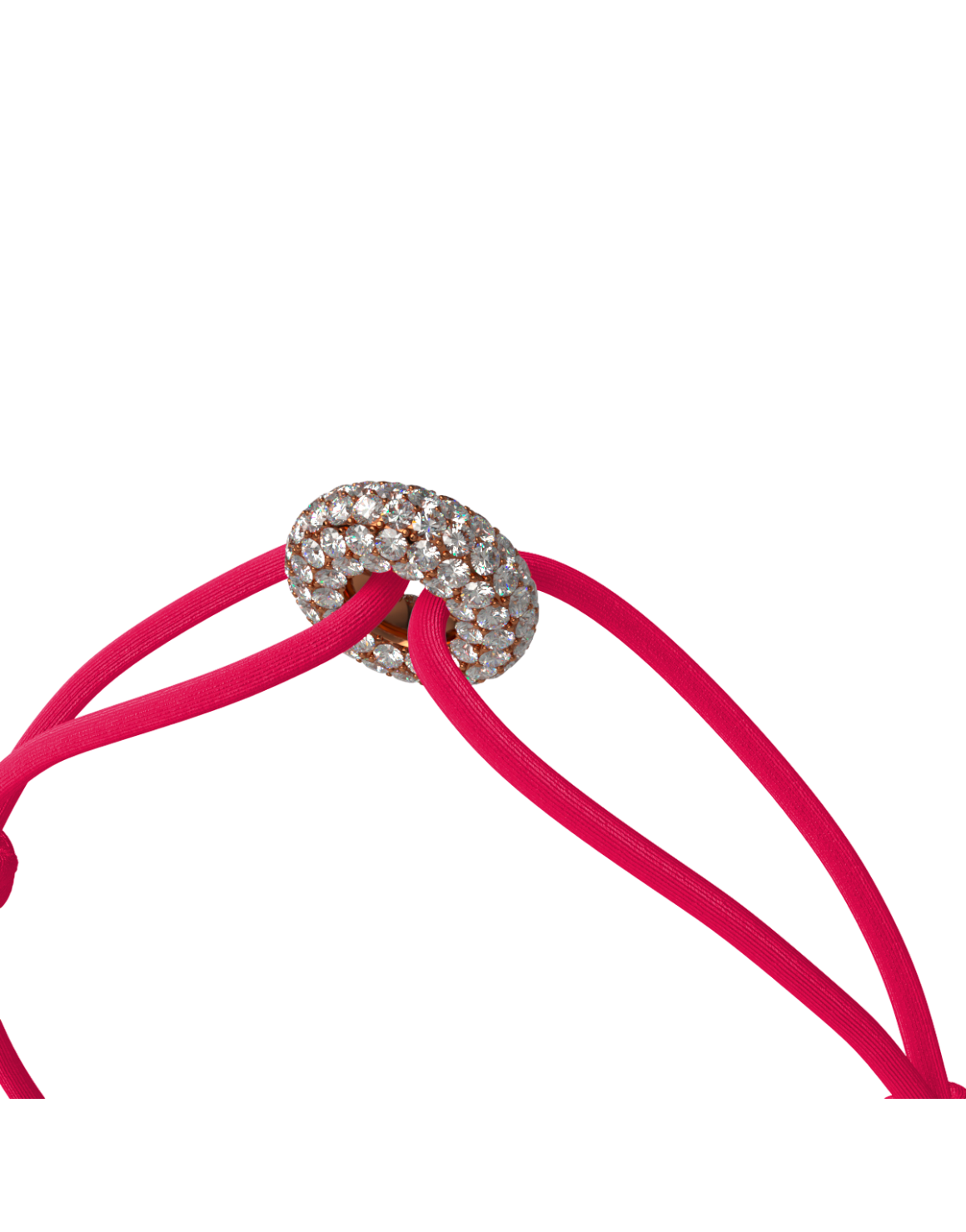 Mini Rose Soho Pave Cord Bracelet
