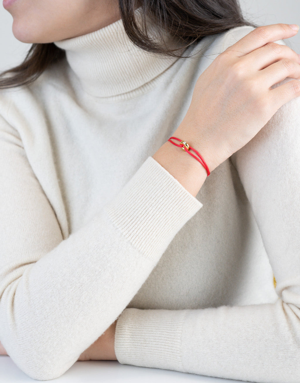 Mini Golden Soho Diamond Cord Bracelet