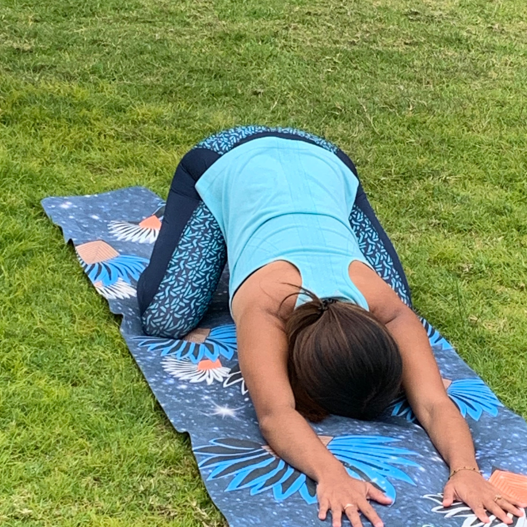 Travel Yoga Mat with Carrying Tote