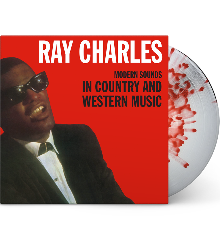 Ray Charles Modern Sounds in Country and Western Music Limited Edition 12 Inch Album 180g Clear Red Splatter Vinyl