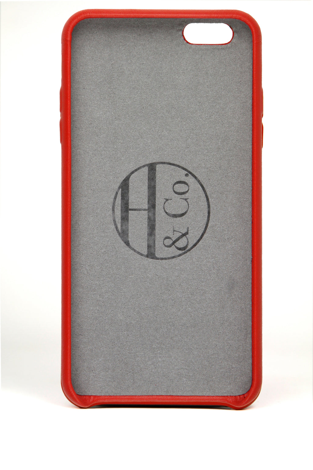 Red Leather iPhone 6 Plus Case