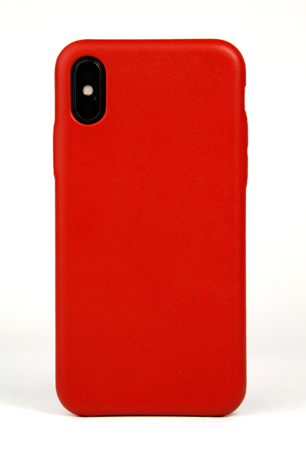 Red Leather iPhone X Case