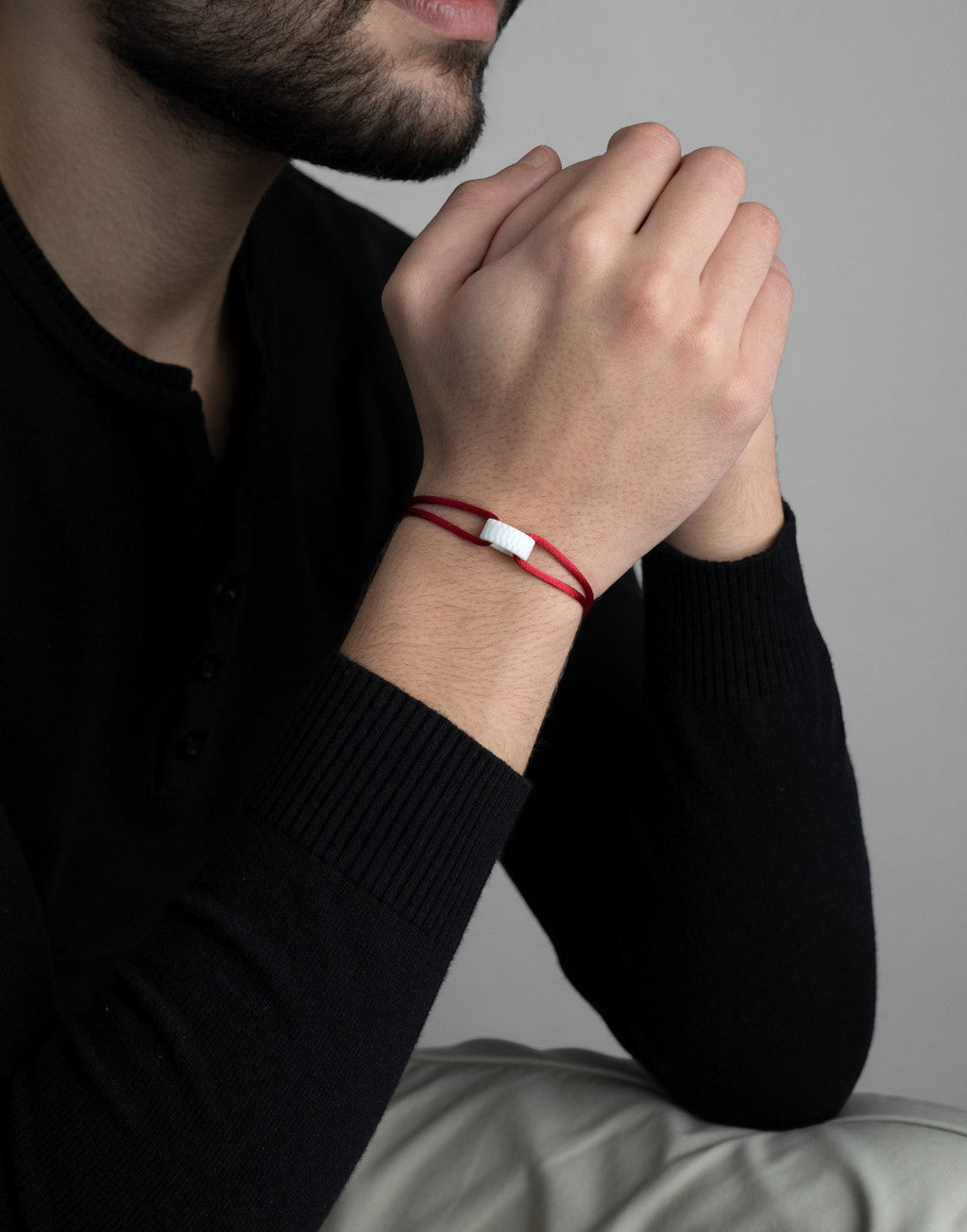 Cord Bracelet in Snow