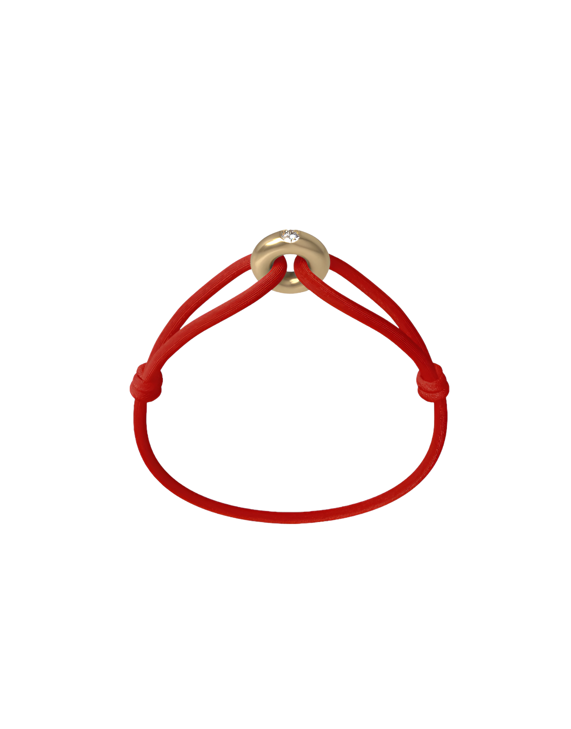 Golden Diamond Cord Bracelet
