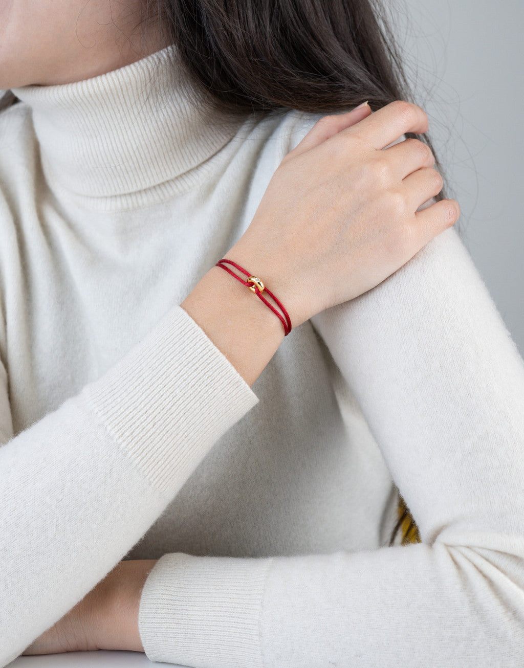 Mini Golden Soho Diamond Cord Bracelet