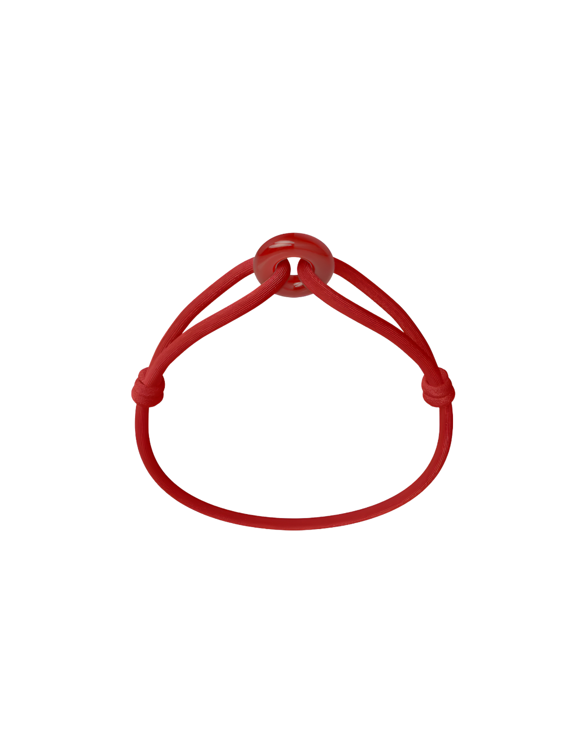 Red Soho Cord Bracelet with Carnelian