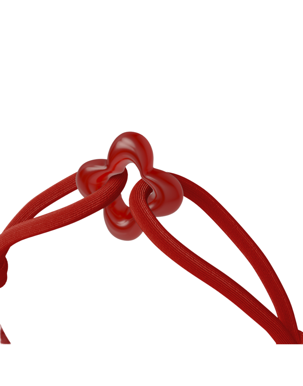 Red Clover Cord Bracelet with Carnelian