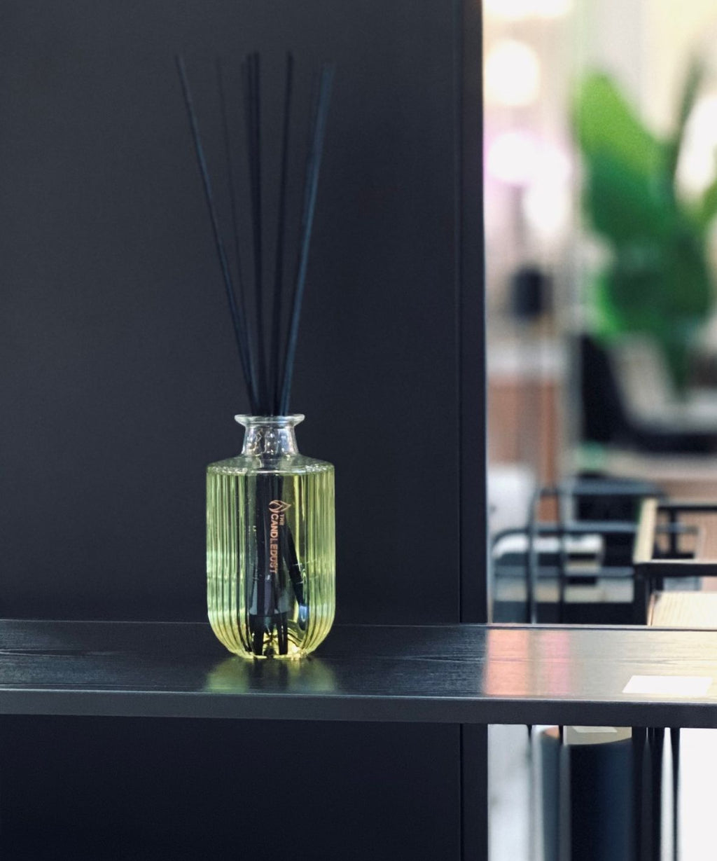 Champagne Rhubarb Diffuser – Luxurious & Long-Lasting Fragrance by Candledust at www.brixbailey.com