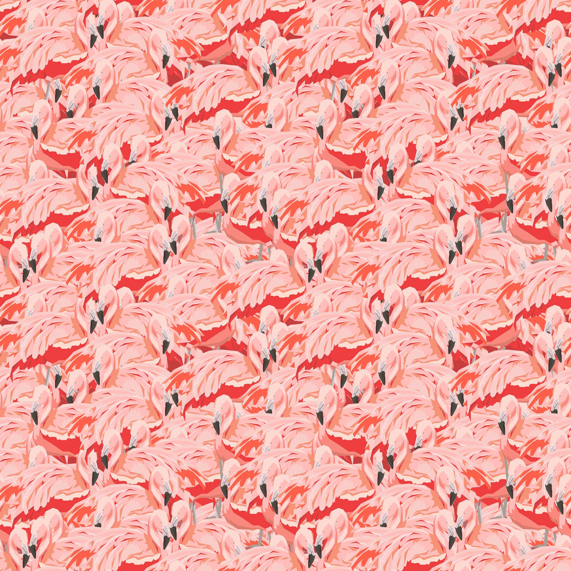 Pink Flamingo Abstract Wallpaper