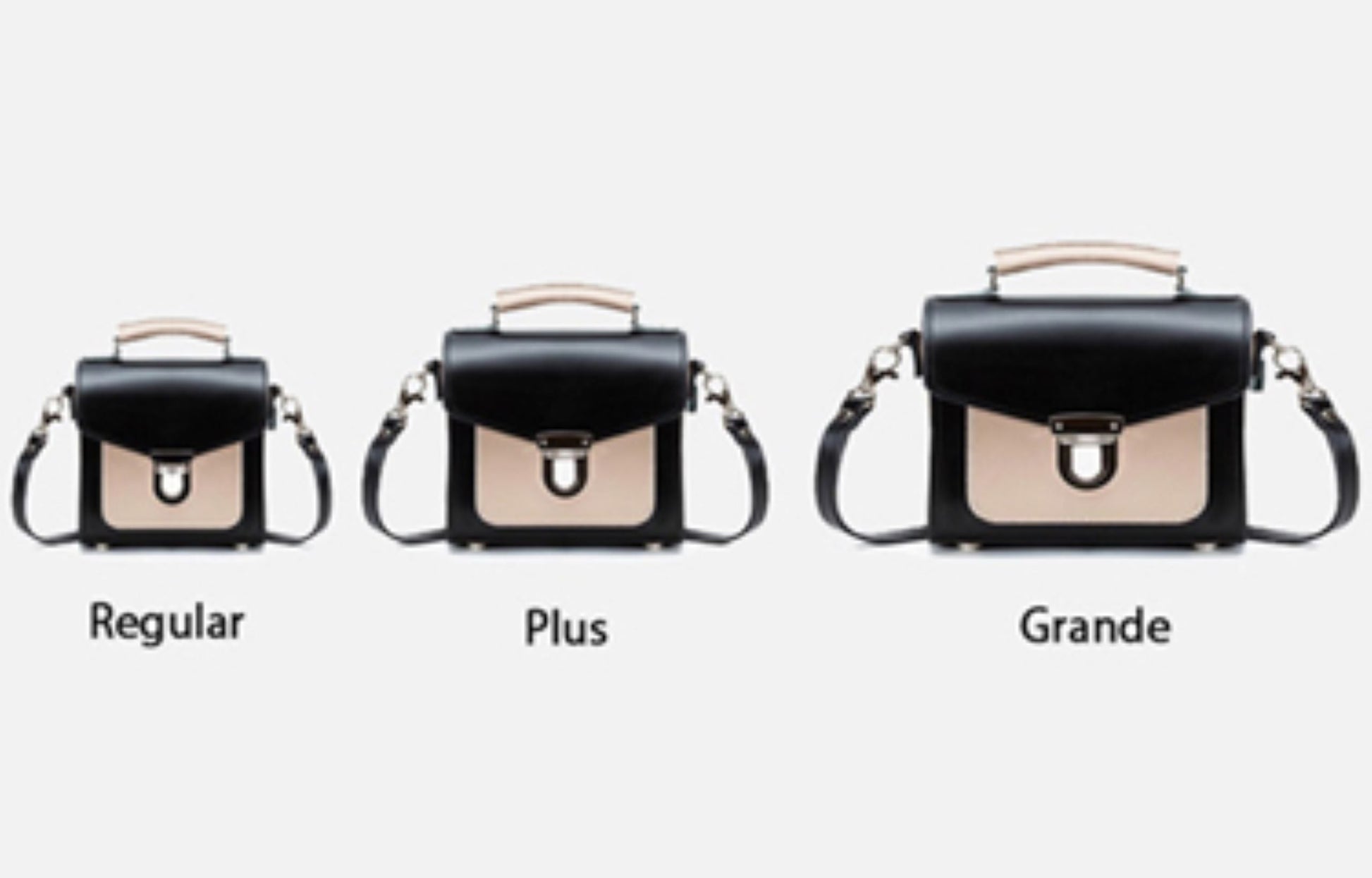 Handmade Leather Sugarcube Handbag in Rose Truffle