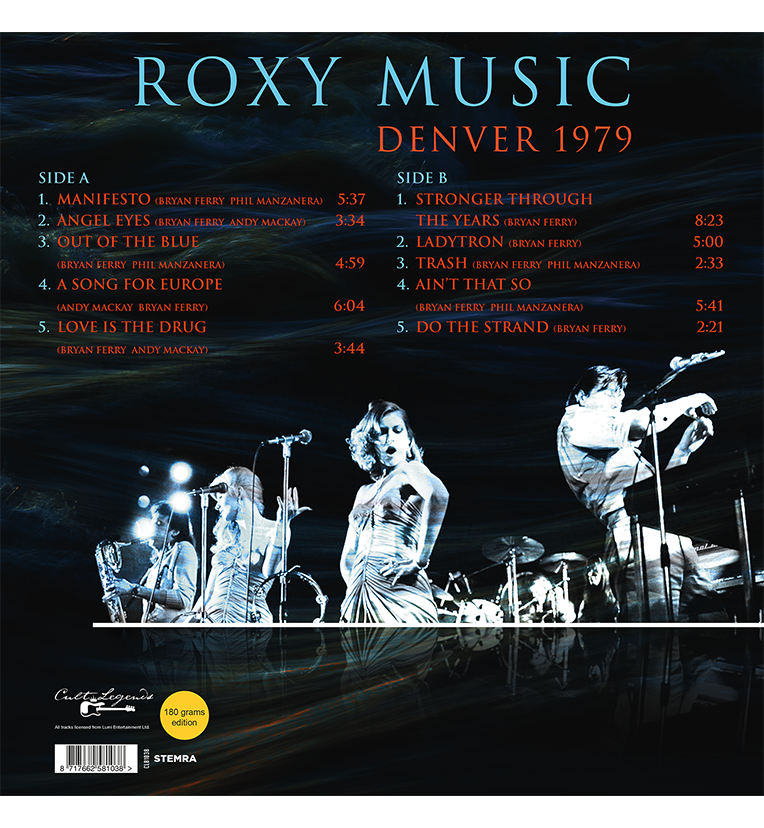 Roxy Music Denver 1979 180g Vinyl 12 Inch Album