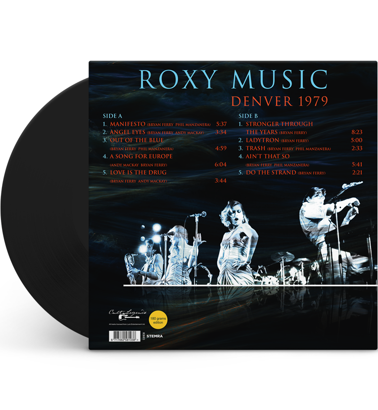 Roxy Music Denver 1979 180g Vinyl 12 Inch Album