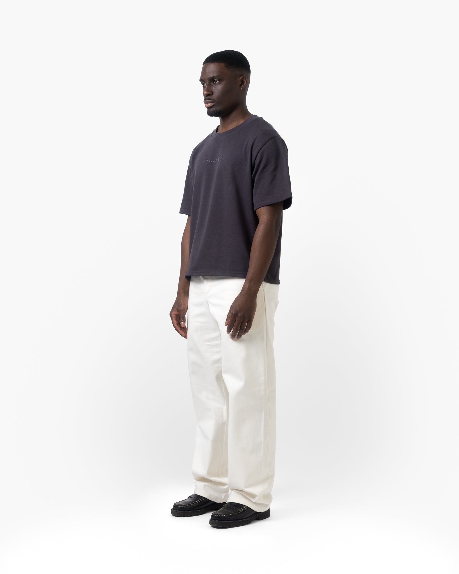Charcoal Heavyweight Cotton Tee