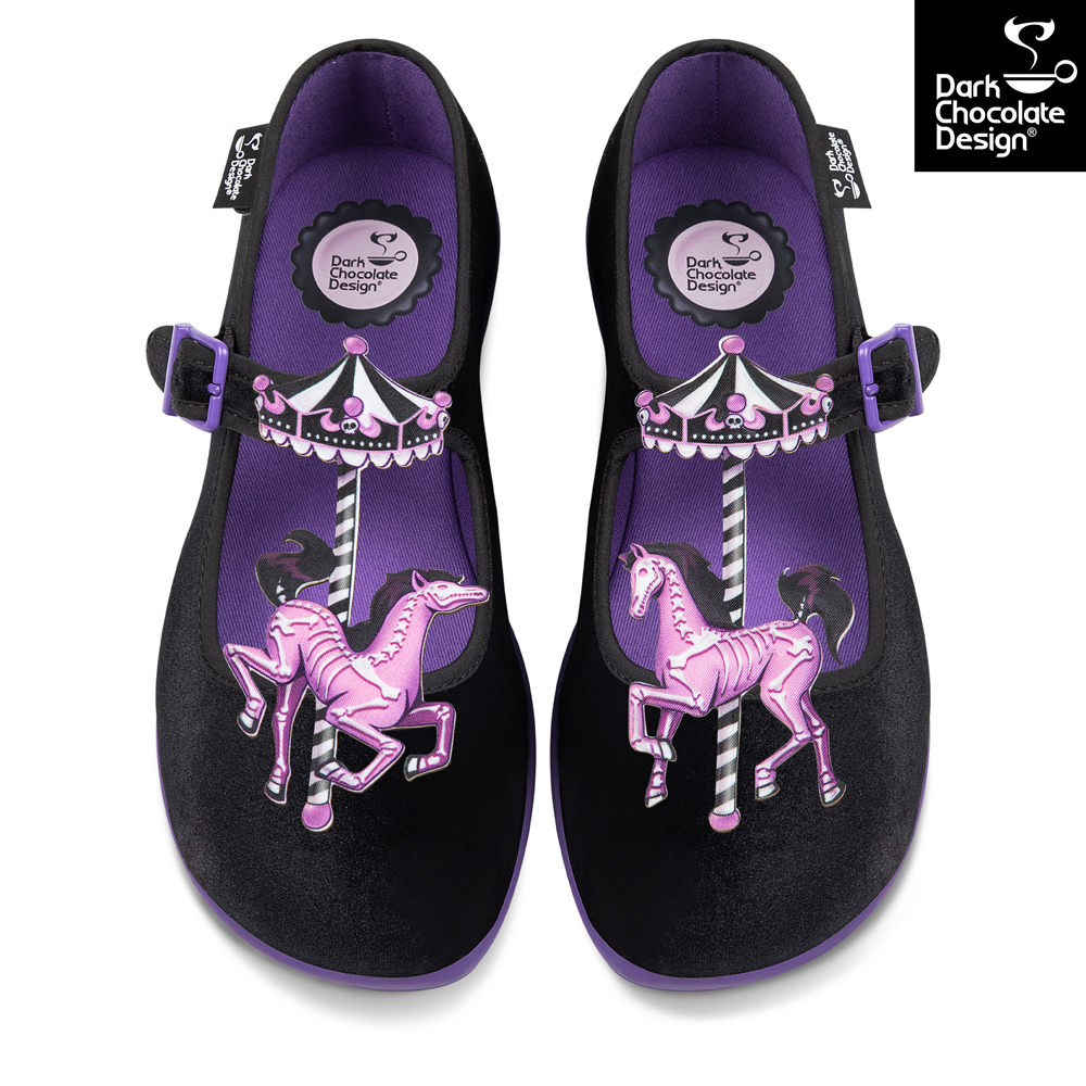 Spectral Ride Gothic Carousel Mary Jane Flats