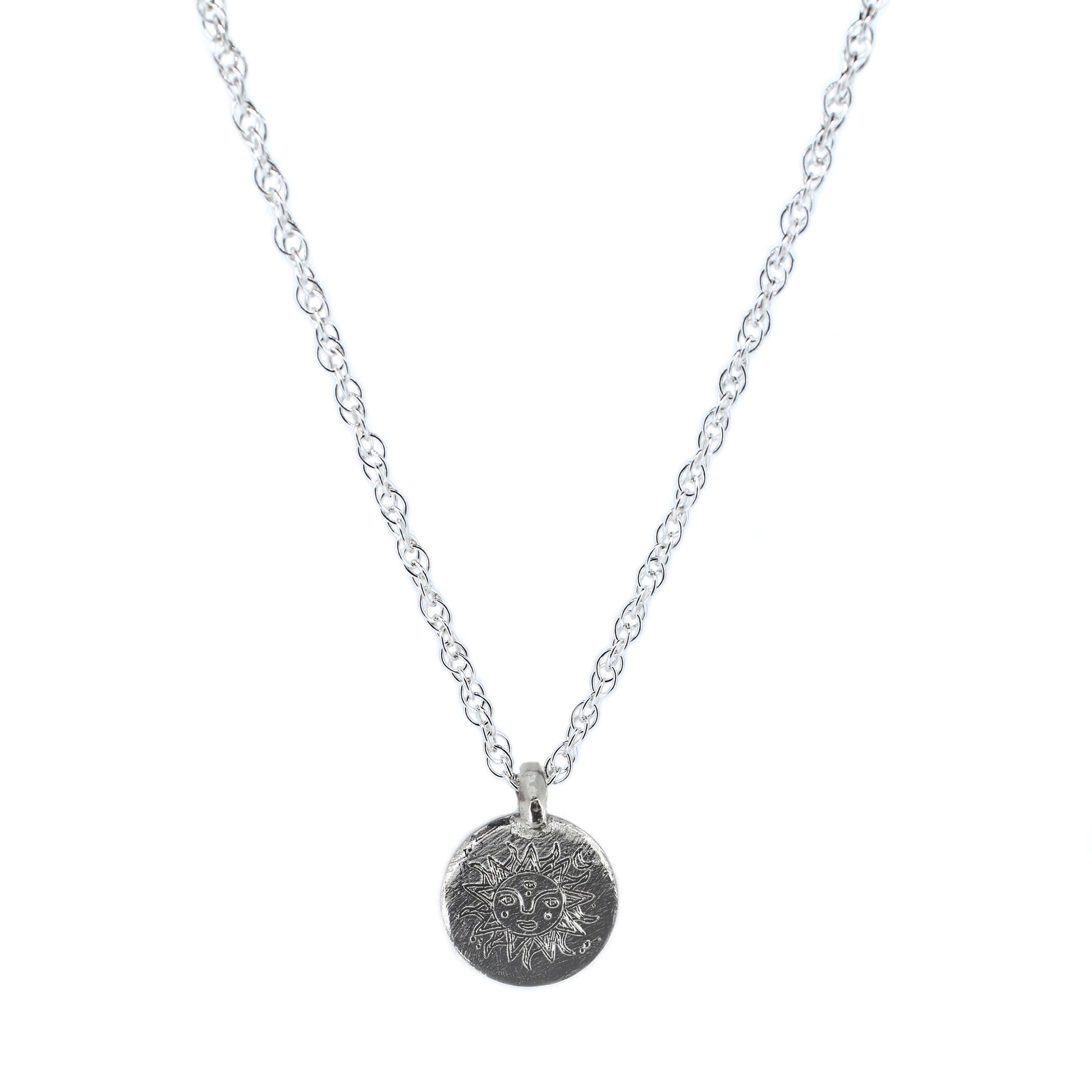 Solstice Rope Chain Necklace in Recycled Silver