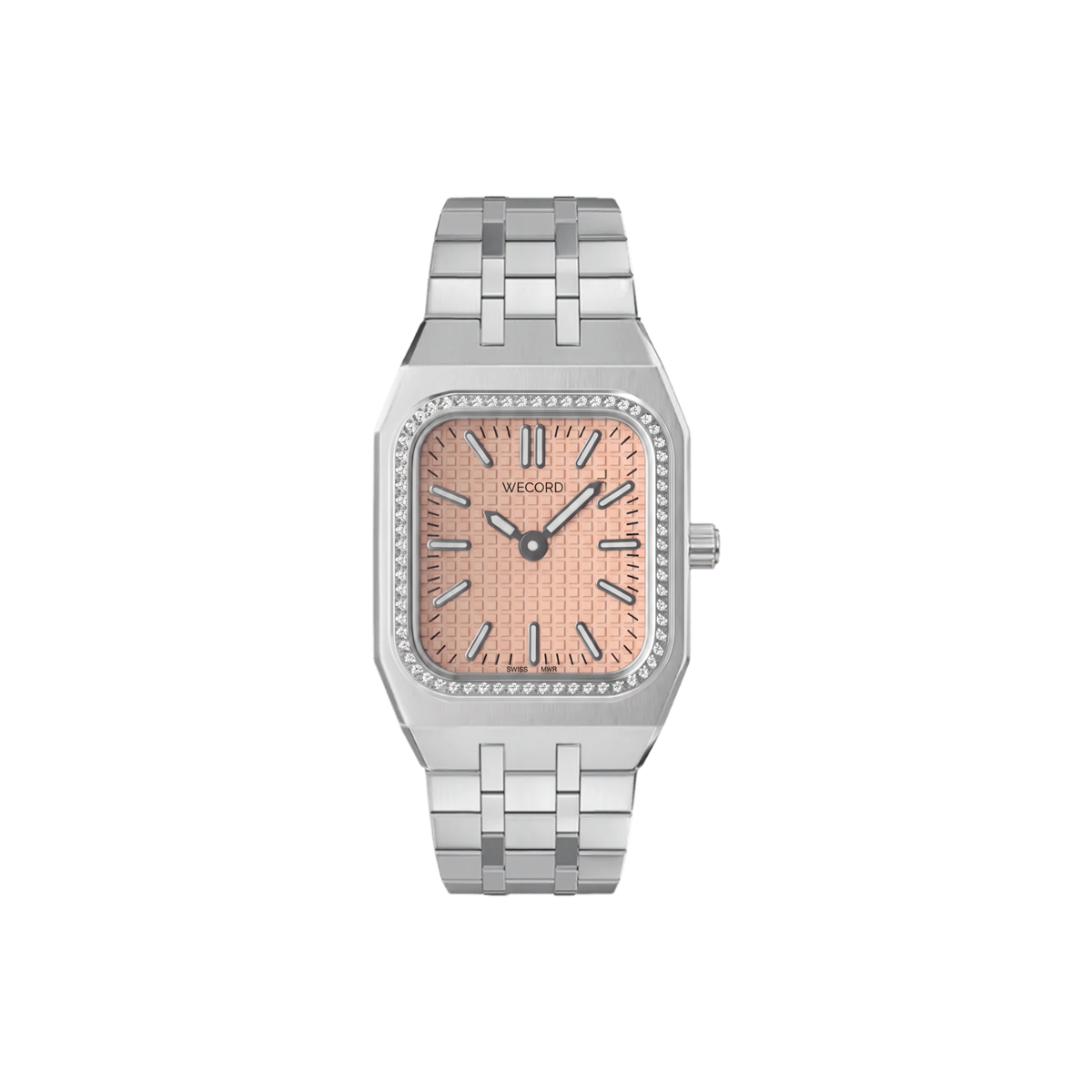 Small Diamond Watch in Stainless Steel