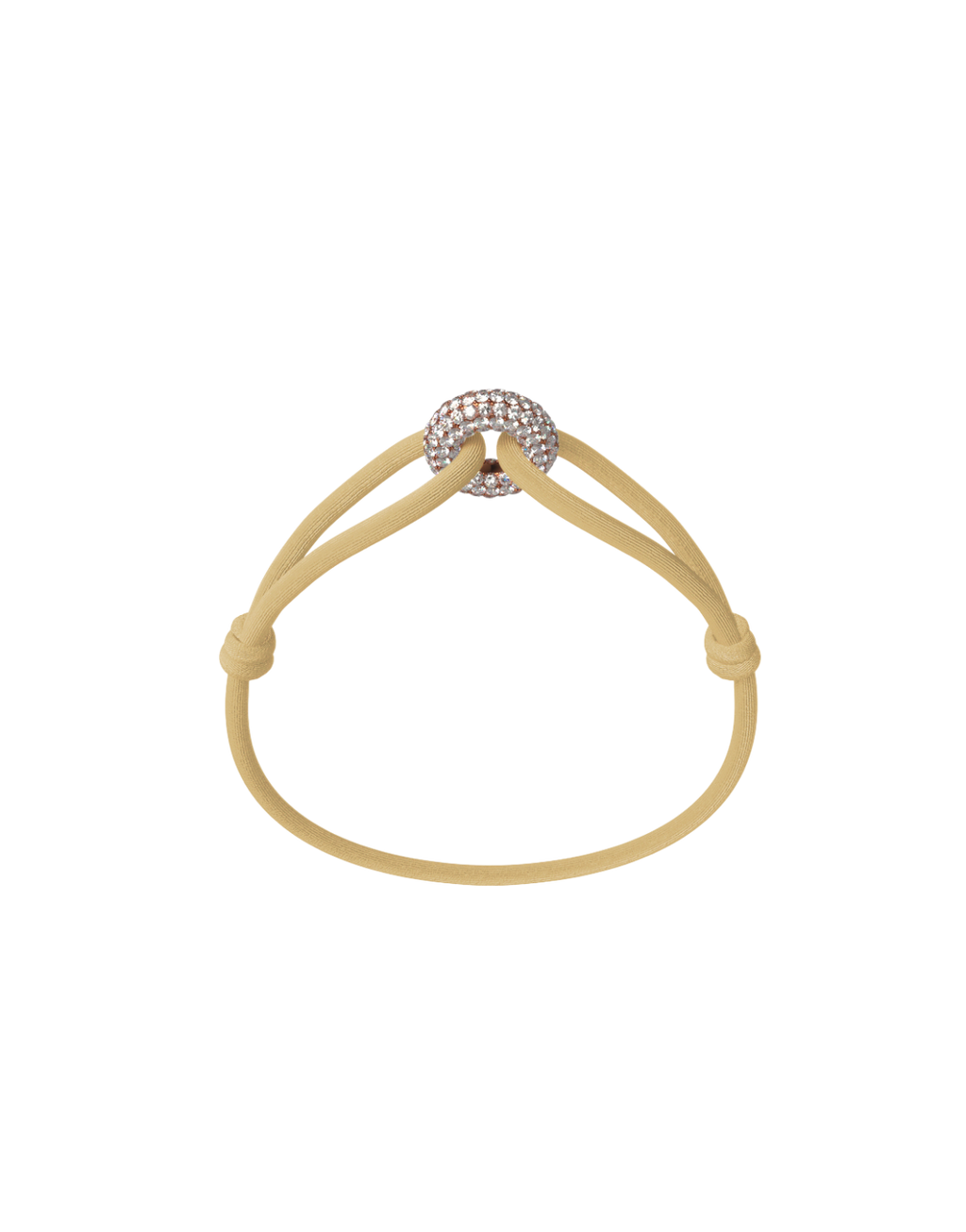 Rose Soho Pave Cord Bracelet