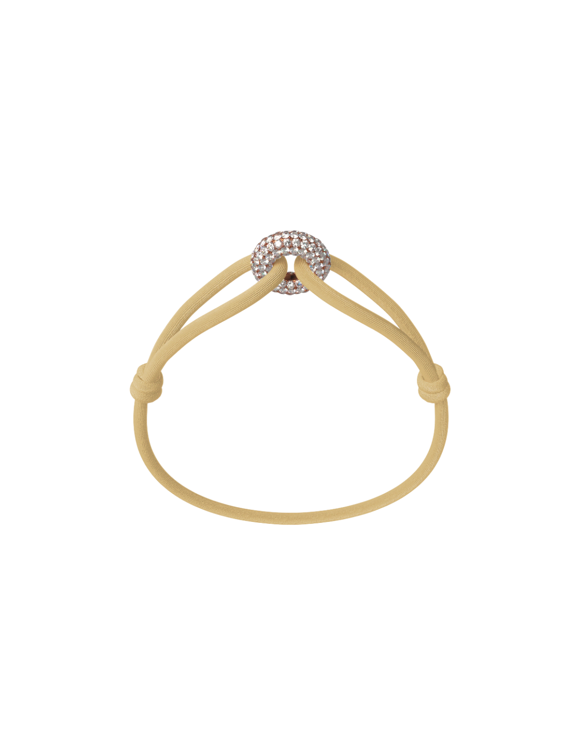 Rose Soho Pave Cord Bracelet