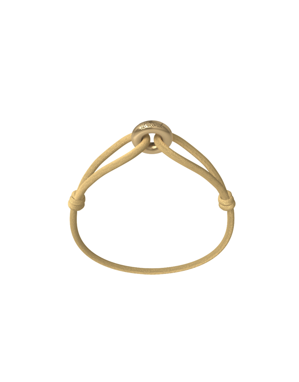 Golden Cord Bracelet Handcrafted in Sterling Silver