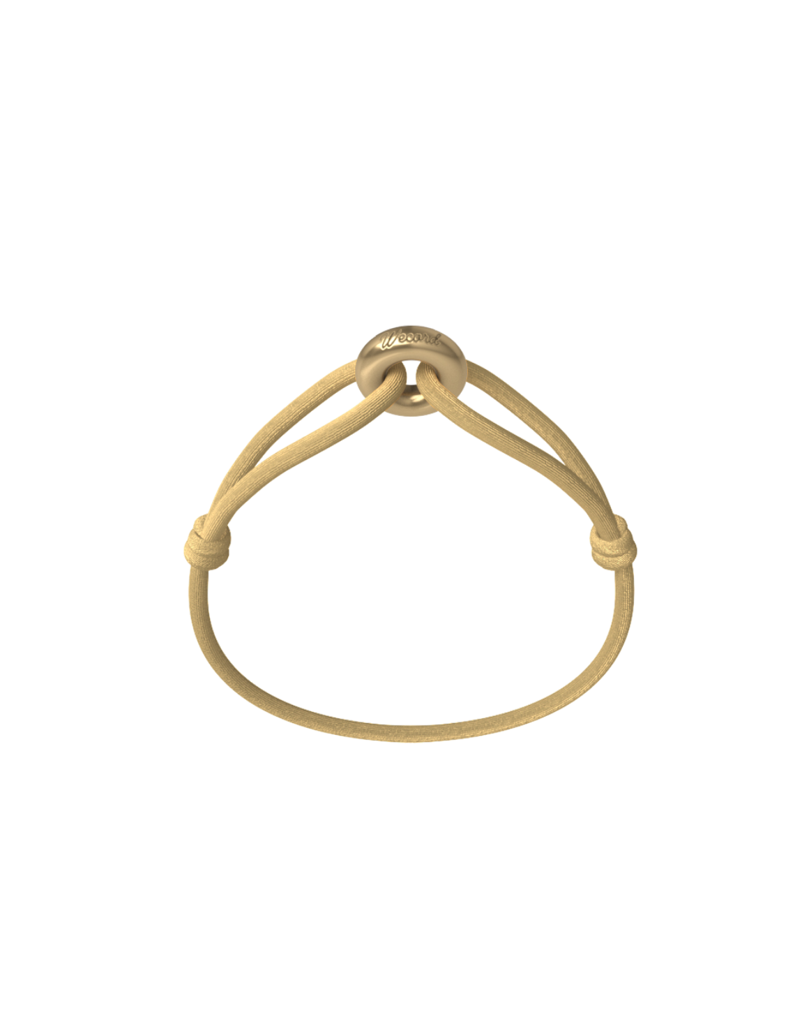 Golden Cord Bracelet Handcrafted in Sterling Silver