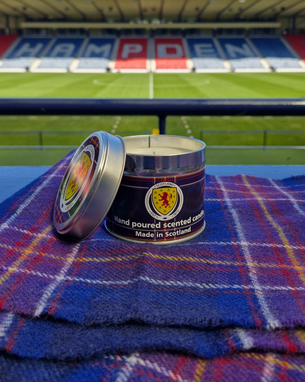 Scotland National Football Team Travel Tin Candle