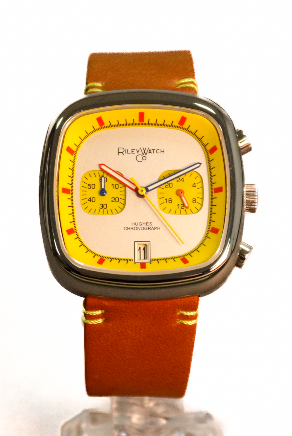 Chronograph Watch HH01 settings menu interface detail