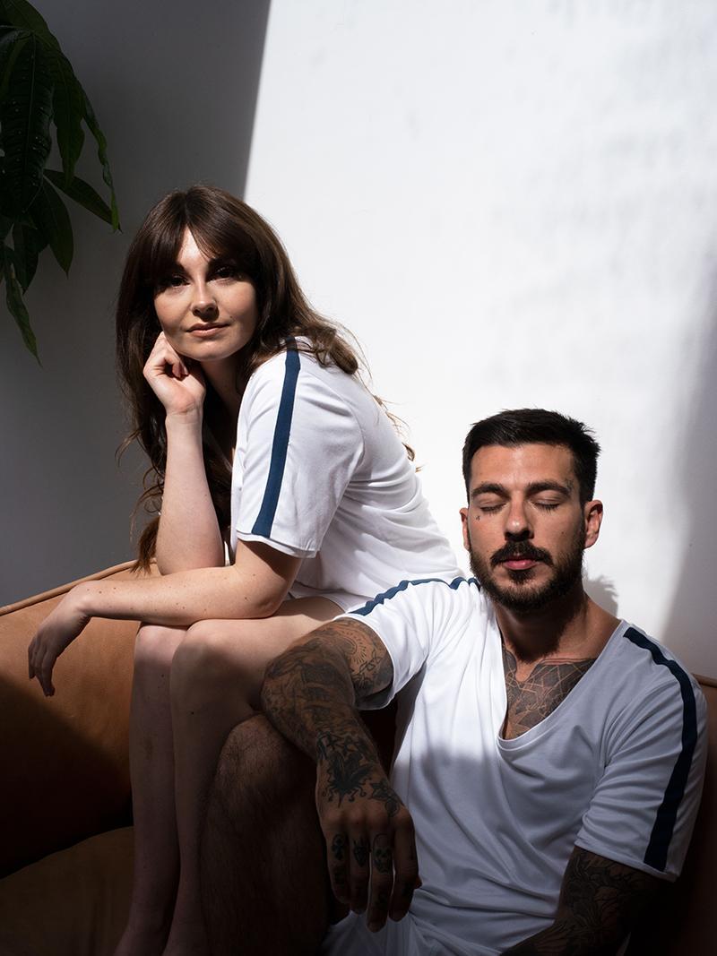 Sustainable Unisex Seaweed T-shirt and Shorts Set