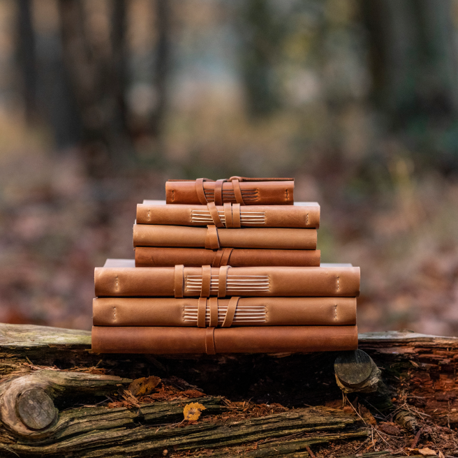 Light Oak Leather Journal