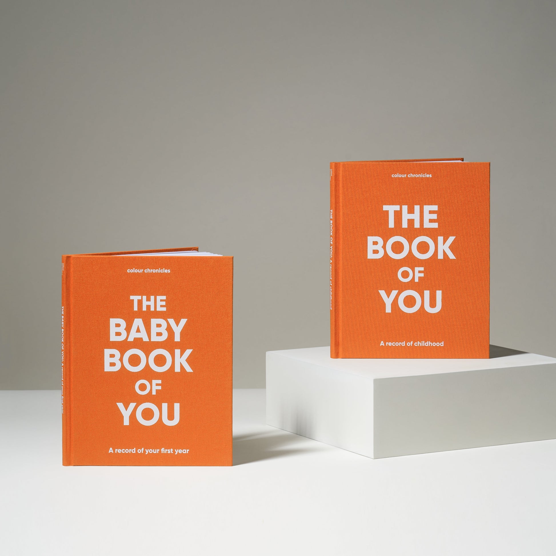 Baby Book and Memory Journal Set Birth to Age 16