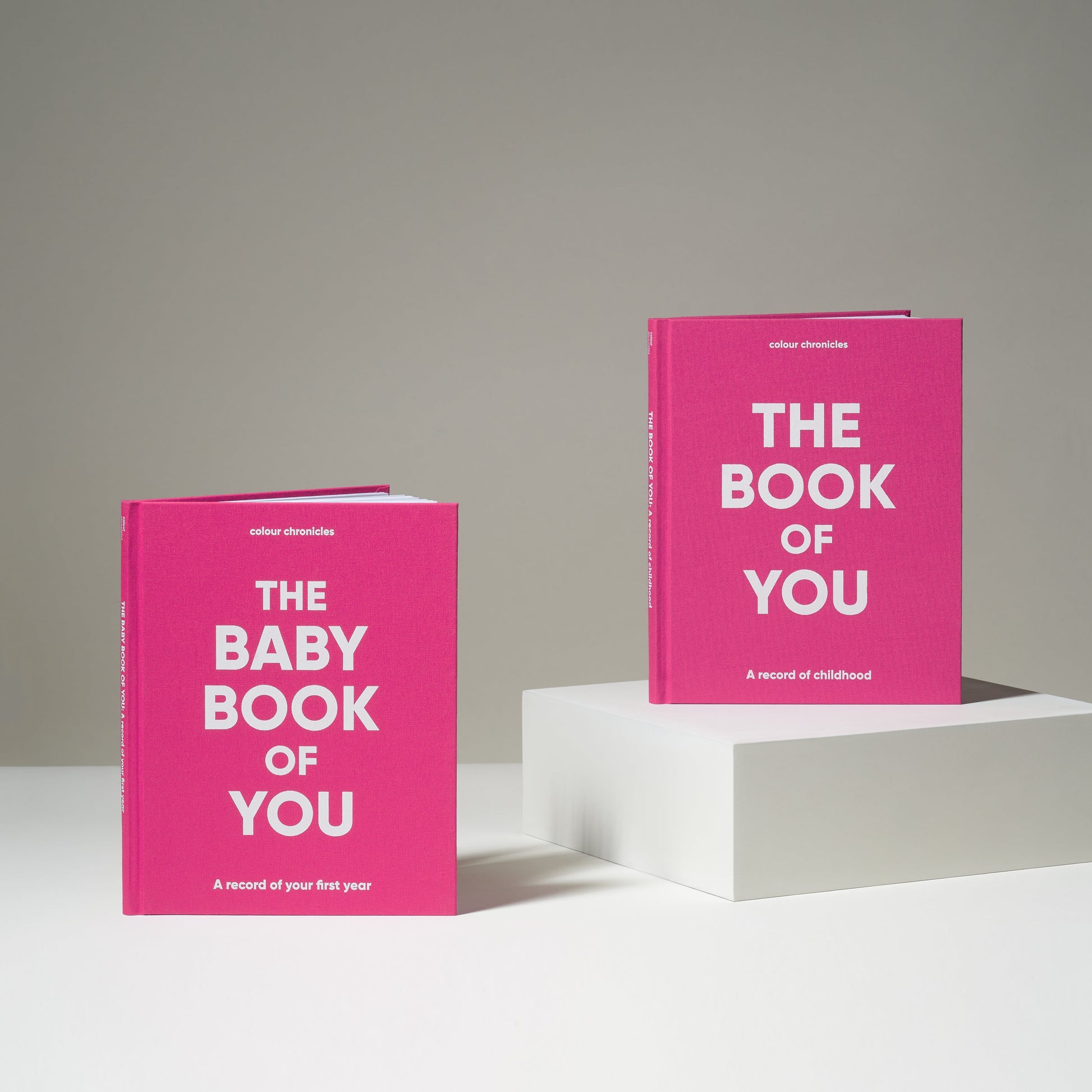 Baby Book and Memory Journal Set Birth to Age 16