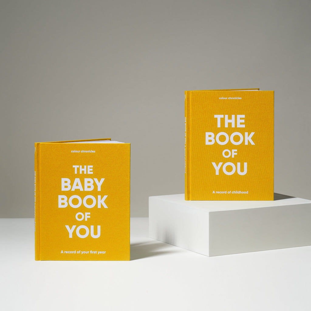 Baby Book and Memory Journal Set Birth to Age 16