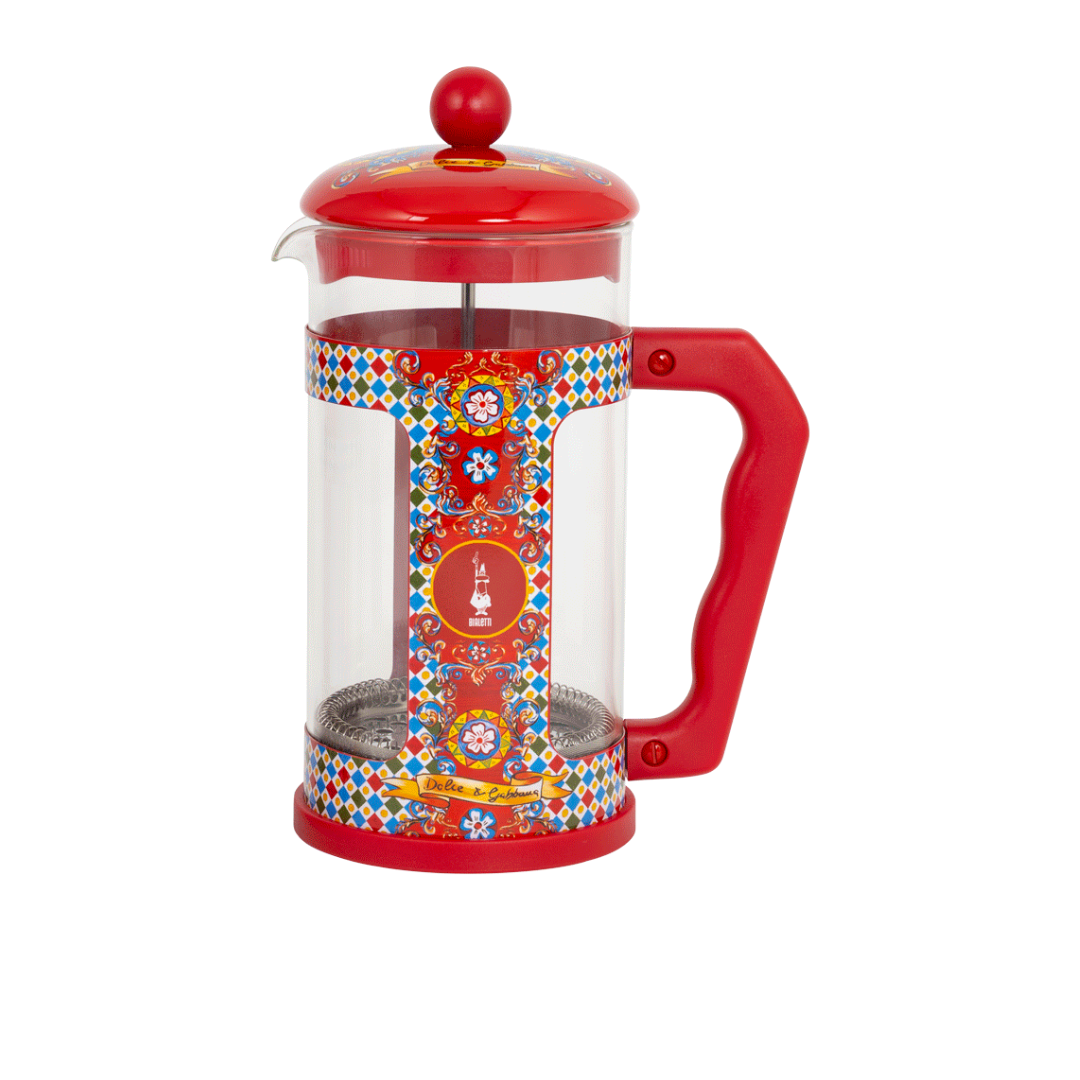 Sicilian Cart Coffee Press in Mediterranean Blue