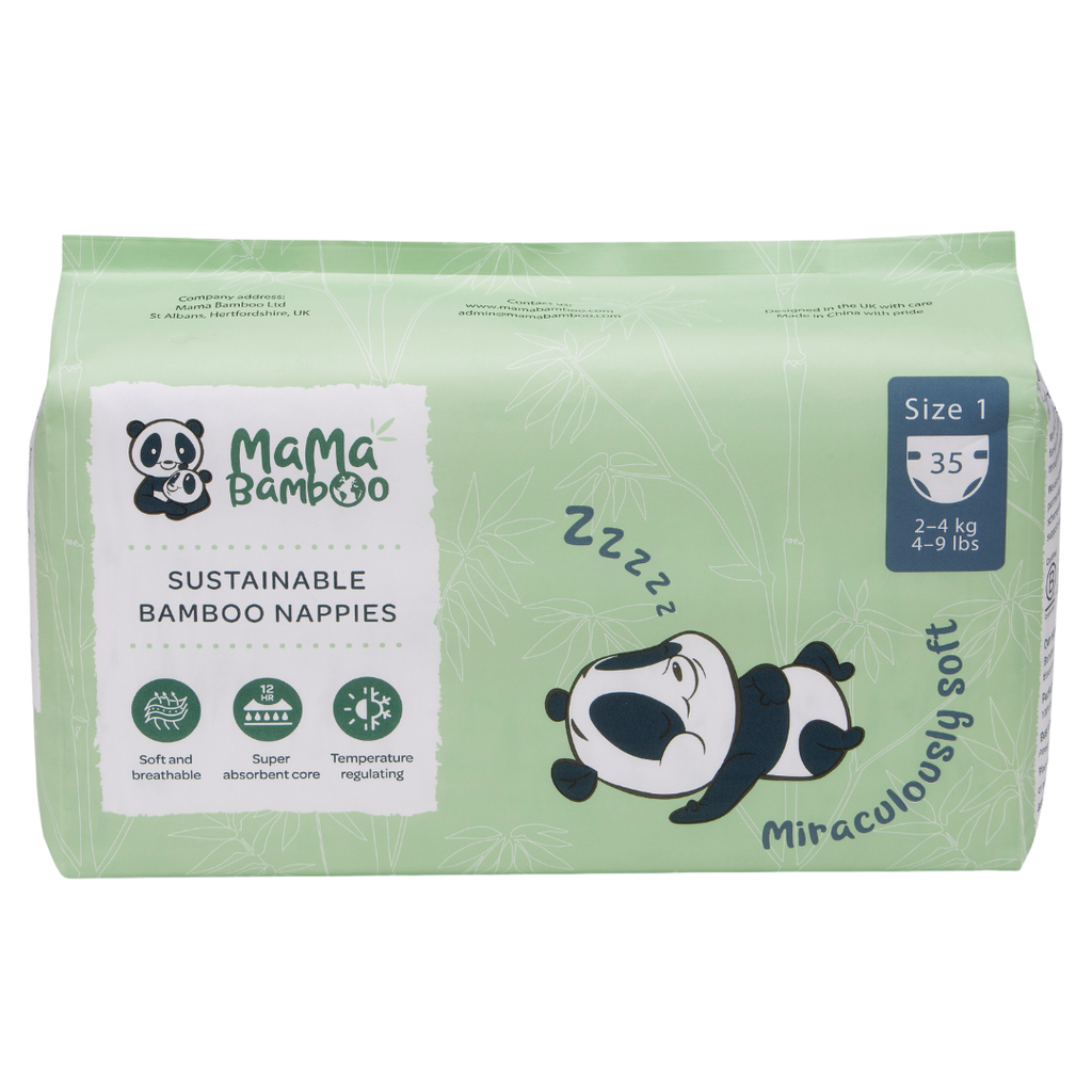 Newborn Starter Bundle with Bamboo Nappies and Wipes