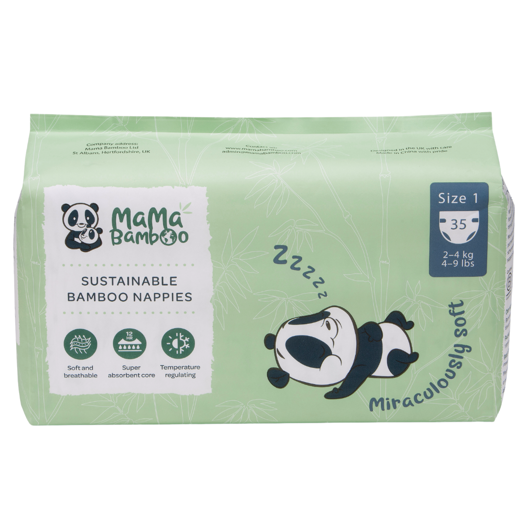 Newborn Starter Bundle with Bamboo Nappies and Wipes