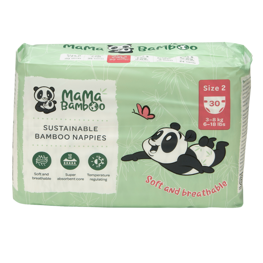 Newborn Starter Bundle with Bamboo Nappies and Wipes