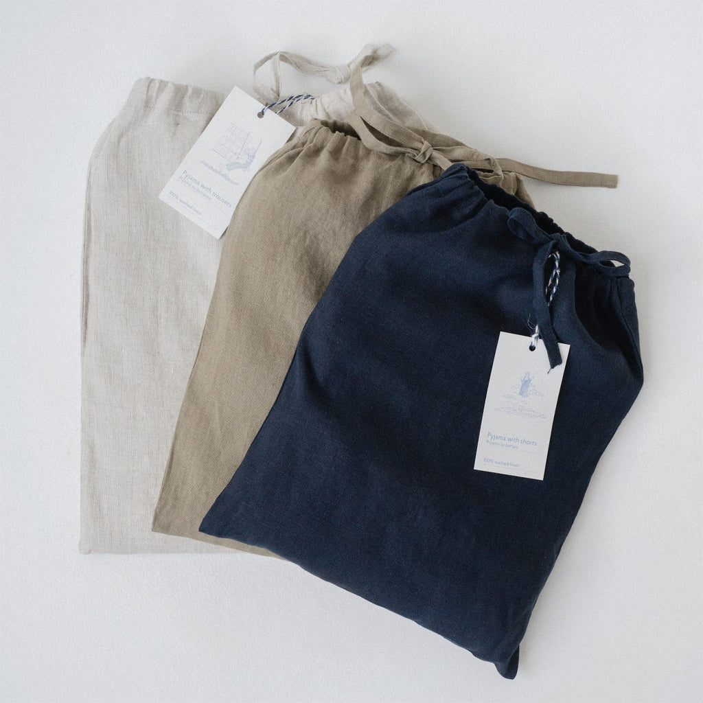 Linen Fern Pyjama Set – Soft, Lightweight & Handmade by Linen Tales at www.brixbailey.com