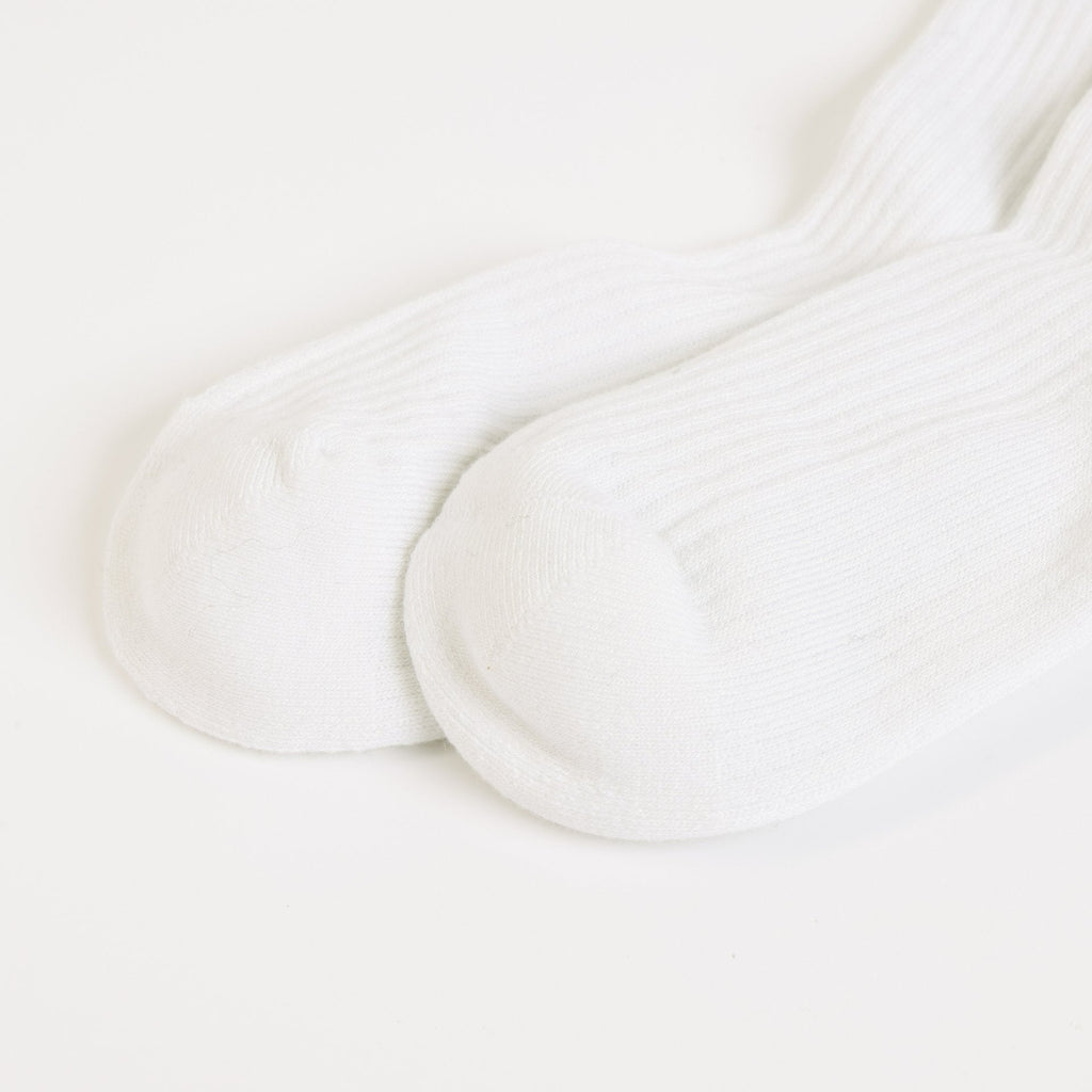 Ribbed Bamboo Socks with Embroidered Sloth Motif