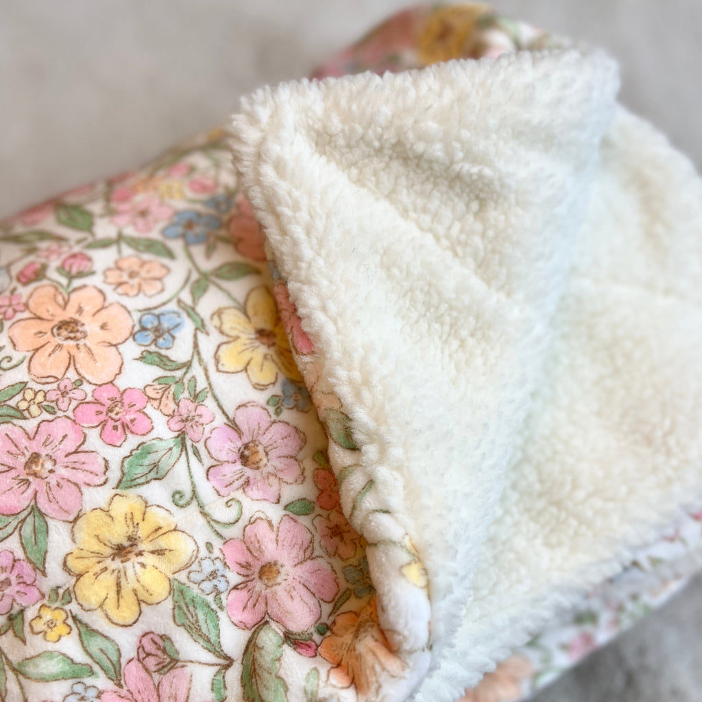 Pastel Petal Snuggle Blanket for Dogs