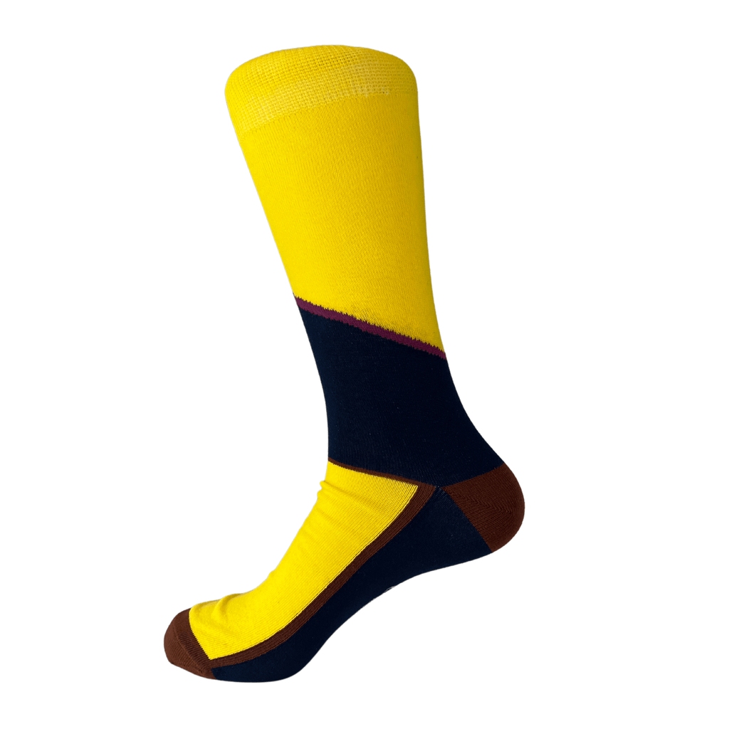 Asymmetric Colour Block Socks Gift Box, 3 Pairs