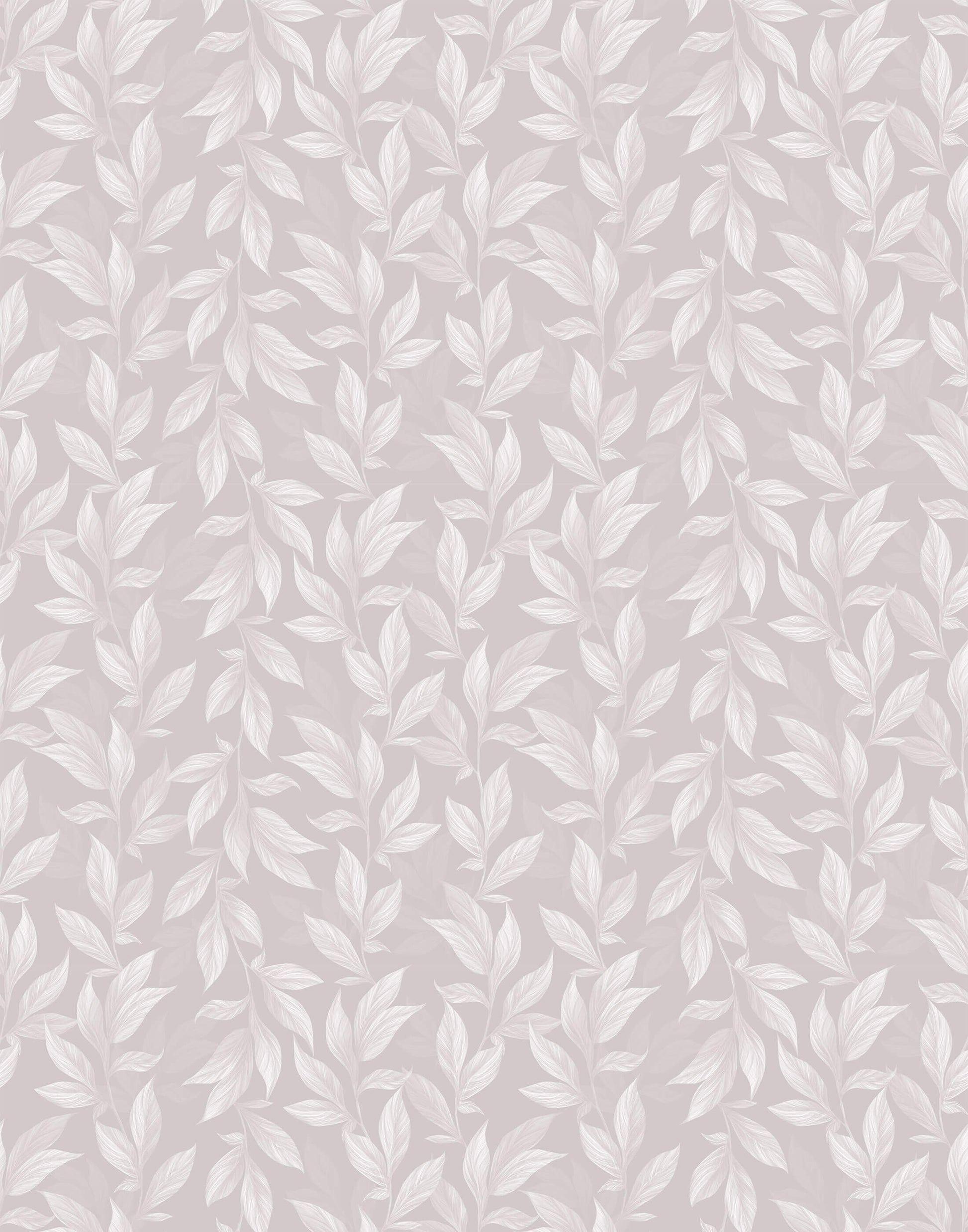 Vine Tropical Wallpaper in Soft Pastel
