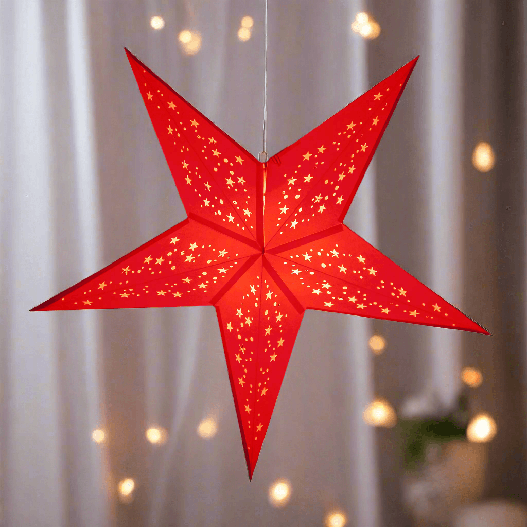 Multicoloured Party Pack 20 Star Lanterns