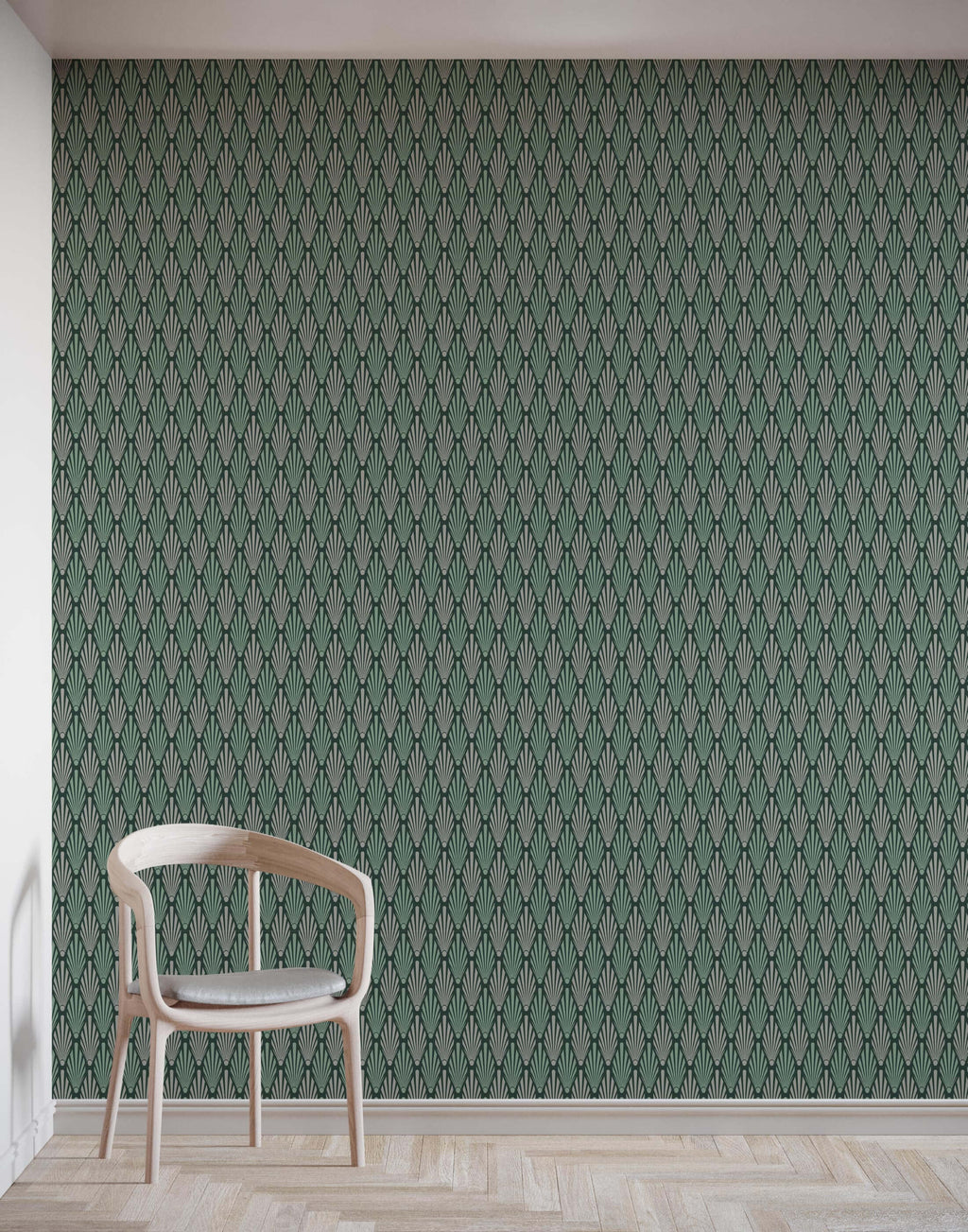 Strauss Art Deco Wallpaper