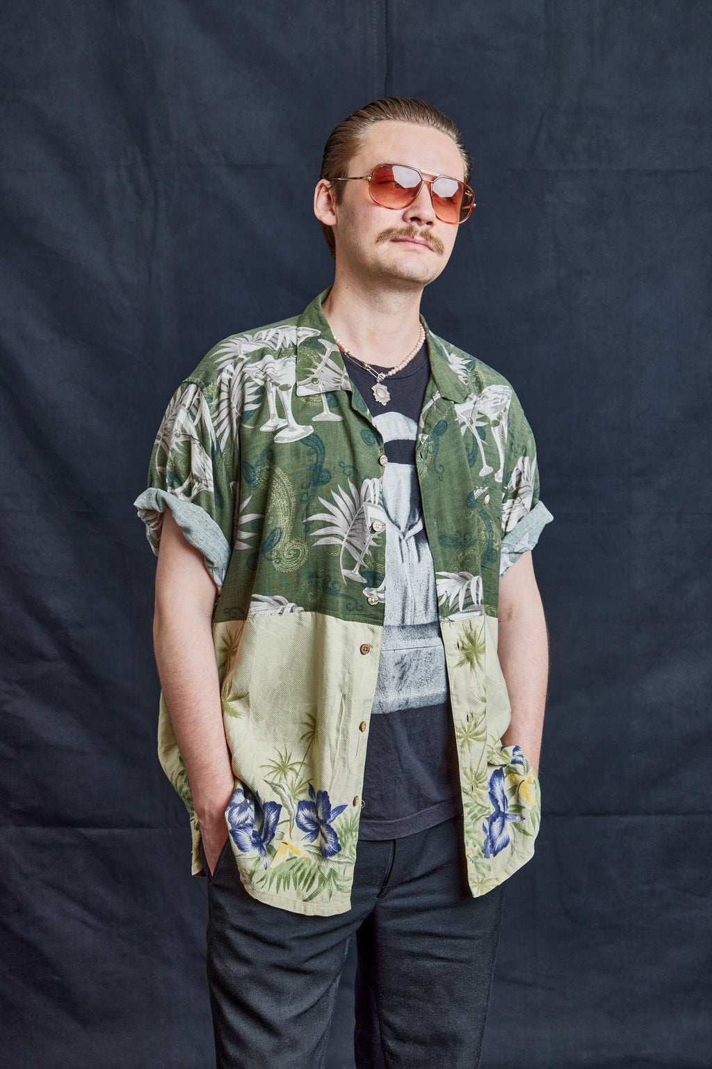 50/50 Hawaiian Shirt Martini