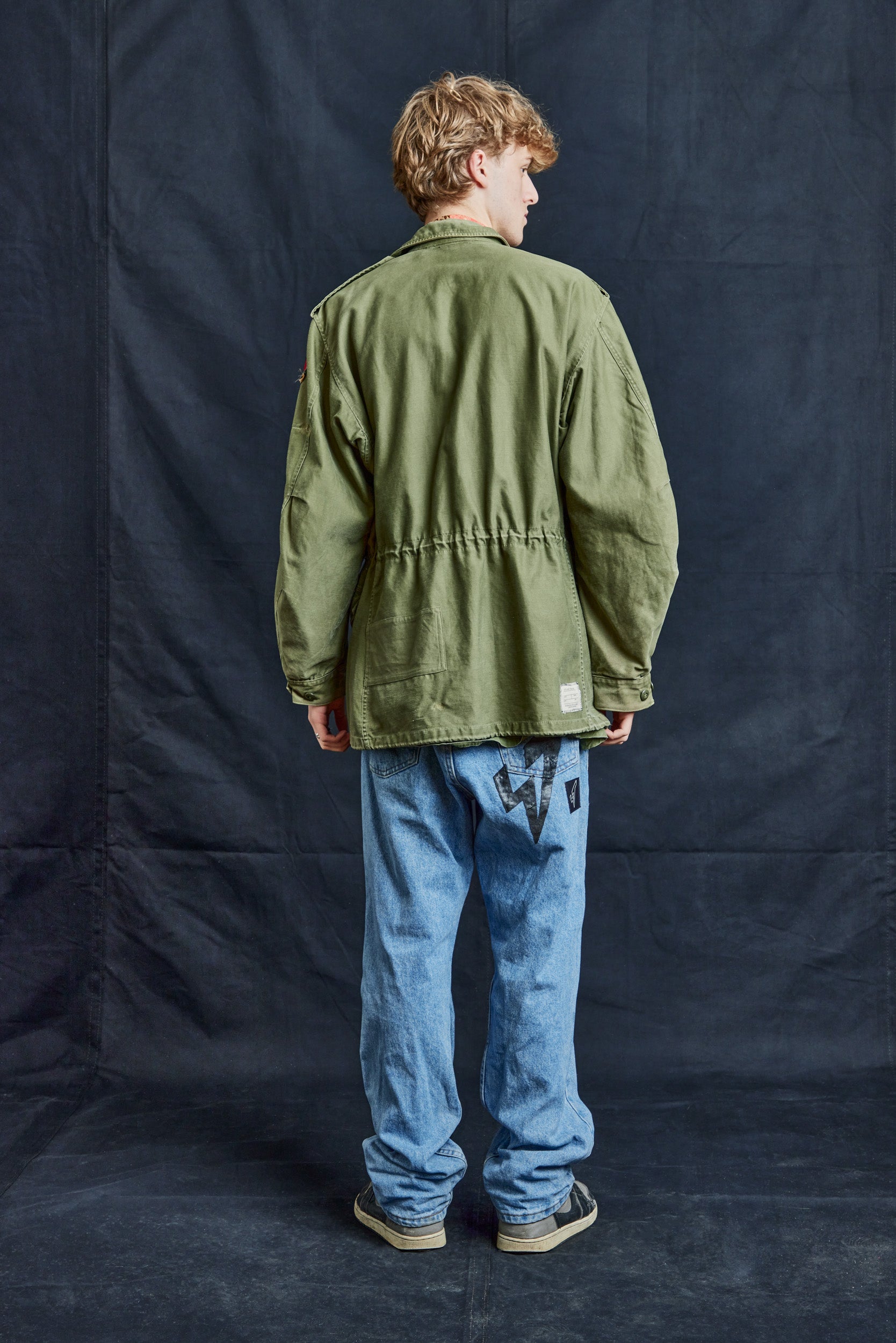 Vintage Khaki Flak Jacket Korean War Era