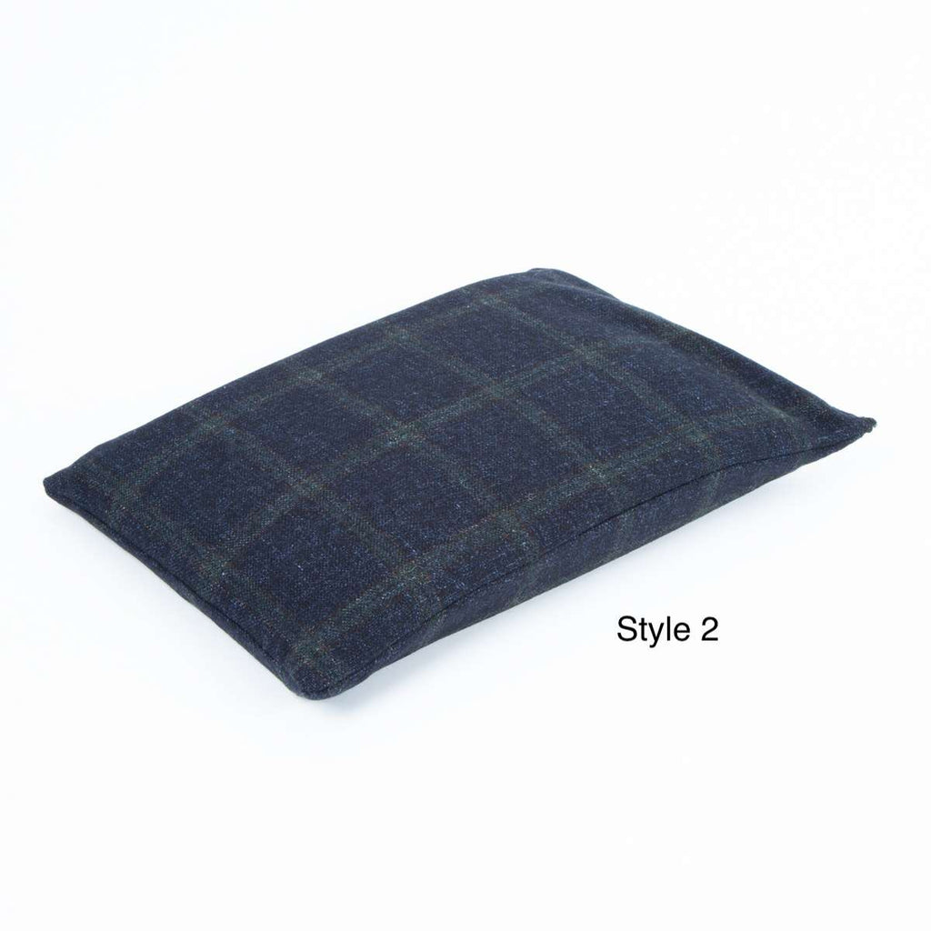 Navy Waxed Cotton Dog Carrier for Small Breeds
