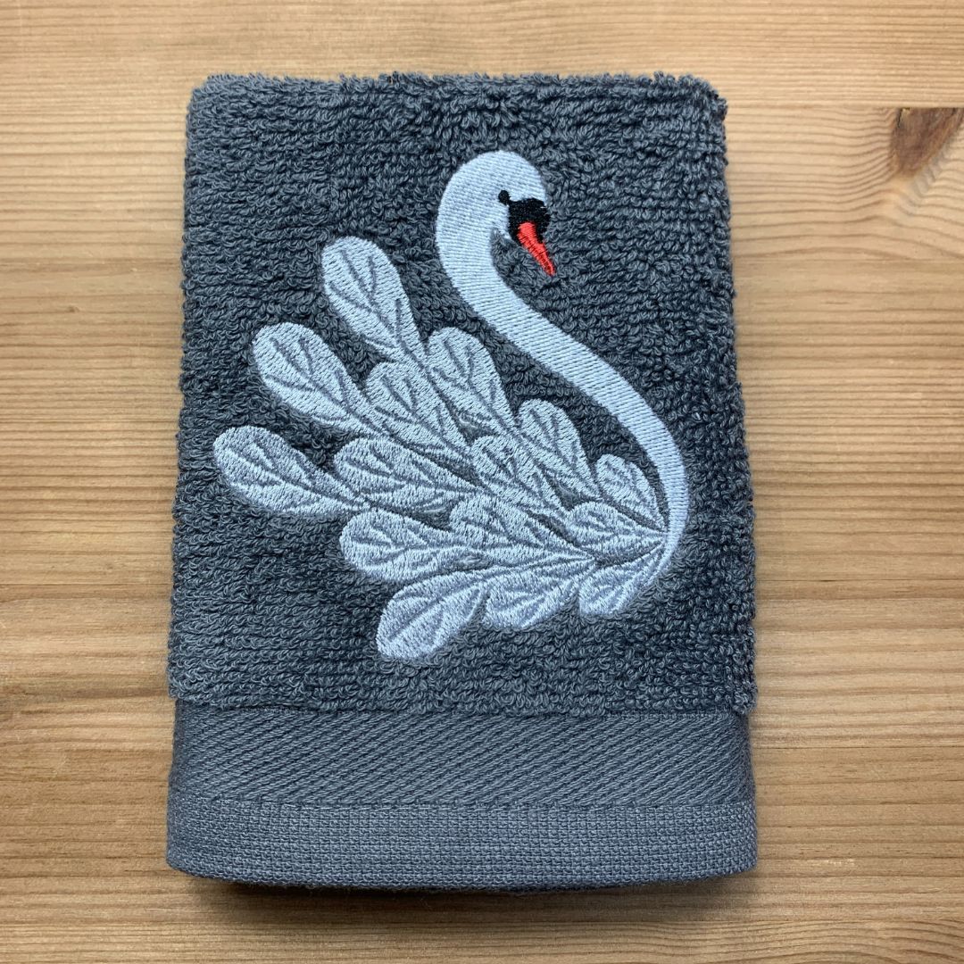 Swan Face Cloth in 10 Colours