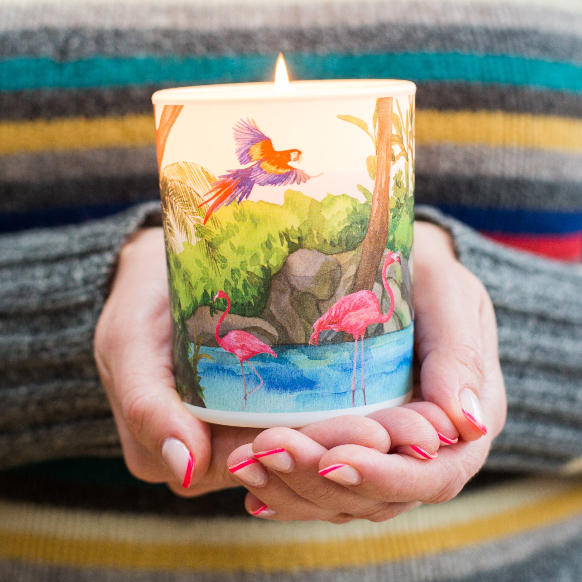 Revitalising Freshwater Vegan Scented Candle