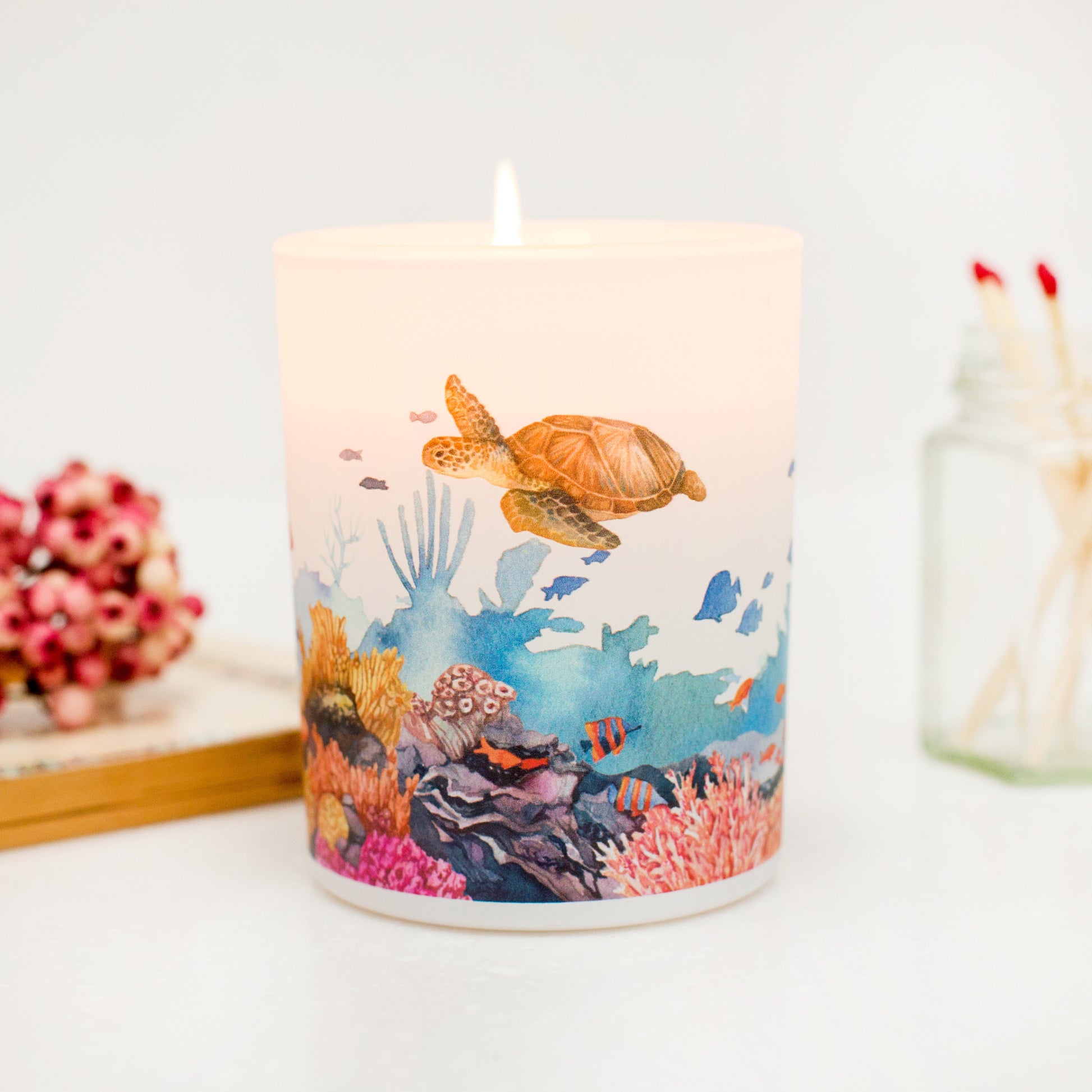 Invigorating Marine Vegan Scented Candle