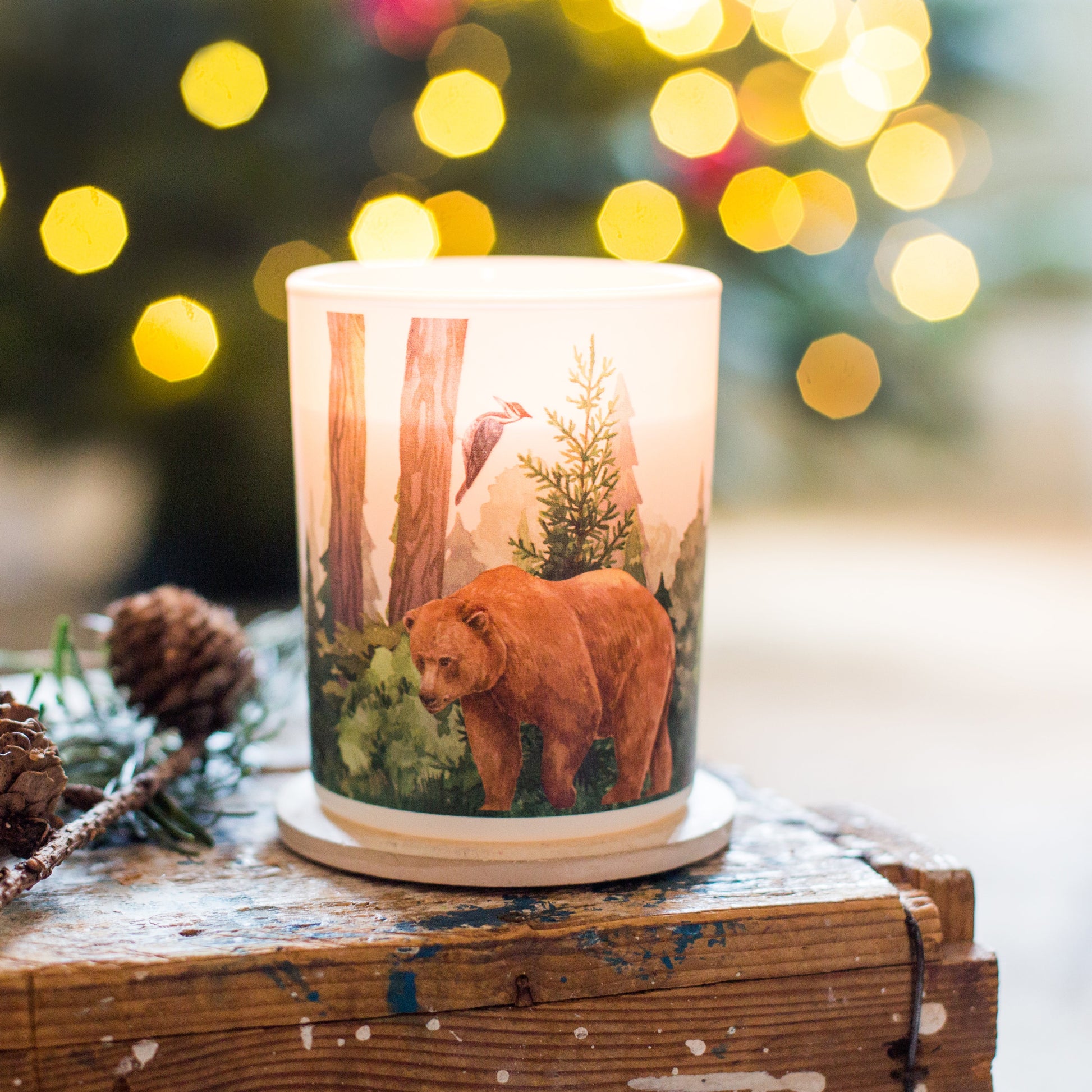 Vegan Scented Candle Purifying Forest